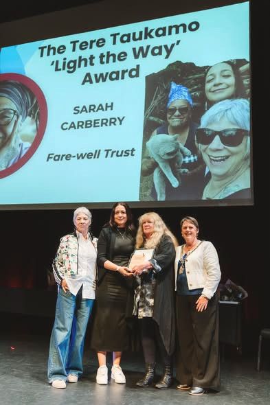 2026 inaugural recipient of the new Tere Taukamo “Light the Way” award